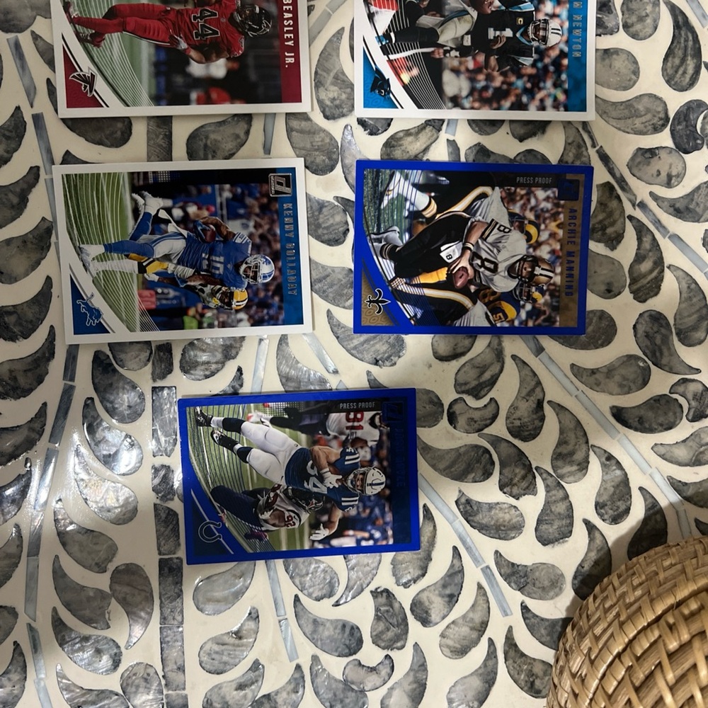 NFL Blue Decor Accents with Bold Frames